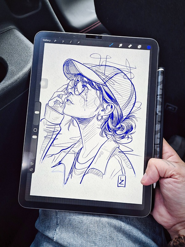 BỘ CỌ BÚT BI LIMZIM ART - PROCREATE (FREE)