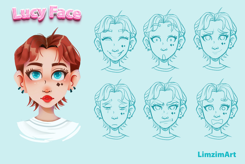 KHÓA HỌC VẼ CẢM XÚC NHÂN VẬT HOẠT HÌNH (FACIAL EXPRESSIONS)