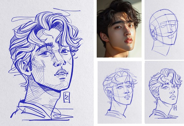 TRANH KÝ HỌA CHÂN DUNG IPAD - PROCREATE